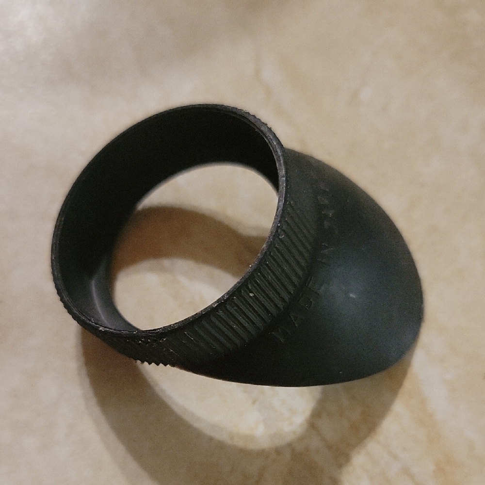 Vintange Rubber Hood Eyepiece For Telescope